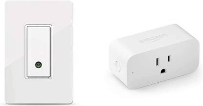 WeMo WiFi Enabled, Compatible with Alexa and The Google Assistant (F7C030fc) & Amazon Smart Plug, Compatible with Alexa – A Certified for Humans Device