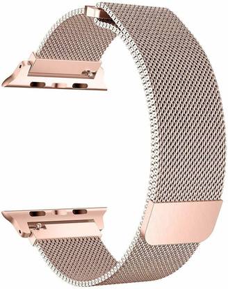 Spinzzy iWatch Series 7,6,5,4,3,2,1&SE Compatible For iWatch 42mm,44mm,45mm Metal Smart Watch Strap
