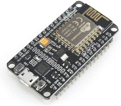 Robotly ESP8266 NodeMCU CP2102 Amica ESP-12E Internet WiFi Development Board Open Source Serial Wireless Module Internet for Arduino IDE Micropython Micro Controller Board Electronic Hobby Kit