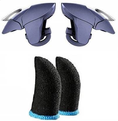 Filiz Combo pack of 2 Pubg/ FauG/ Free Fire/Call of Duty Easily win Game Finger Sleeve & Blue shark Trigger Supportive Finger and easy to win  Gaming Accessory Kit