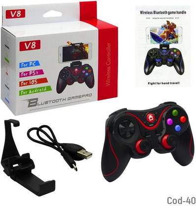 AOKO V8 Wireless Bluetooth gamepad controller for IOS, Android, PC,PS3,TV with Wireless Receiver  Joystick