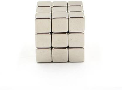 ART IFACT 27 Pieces of 10 mm Cube Neodymium Magnets - N52 Cube Magnets - Earth NdfeB Fridge Magnet, Multipurpose Office Magnets, Magnetic Paper Holder Pack of 27
