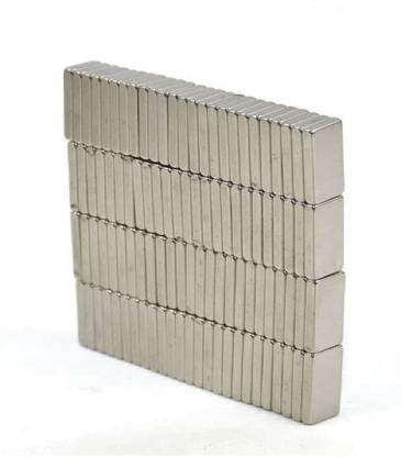 ART IFACT 100 Pieces of 10mm x 5mm x 2mm Neodymium Magnets - N52 Rectangular Magnets - Rare Earth NdfeB Magnets - For DIY, School Project or Commercial Usage Fridge Magnet, Multipurpose Office Magnets, Magnetic Paper Holder Pack of 100