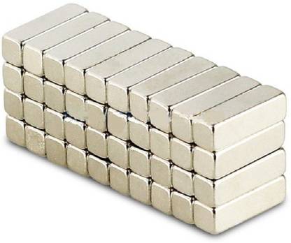 ART IFACT 40 Pieces of 11mm x 5mm x 5mm Neodymium Magnets - N52 Block Magnets - Rare Earth NdfeB Magnets - For DIY, School Project or Commercial Usage Fridge Magnet, Multipurpose Office Magnets, Magnetic Paper Holder Pack of 40