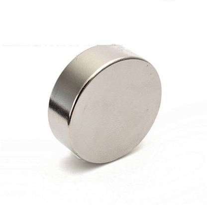 ART IFACT 1 Piece of 50mm x 12.5mm Neodymium Magnets - N52 Disc magnets - Rare Earth NdfeB Fridge Magnet, Multipurpose Office Magnets, Magnetic Paper Holder Pack of 1