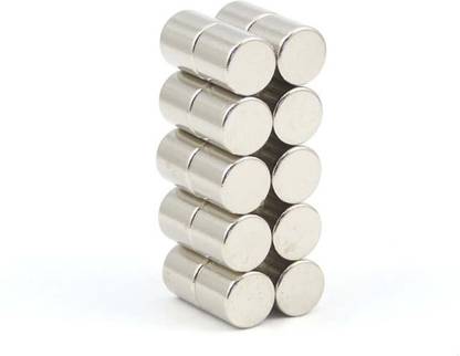 ART IFACT 20 Pieces of 6mm x 6mm Neodymium Magnets - N52 Disc / Cylindrical magnets - Rare Earth NdfeB Fridge Magnet, Multipurpose Office Magnets, Magnetic Paper Holder Pack of 20
