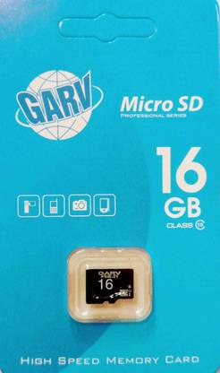 GARV Ultra 16 Gb memory Card Micro Sd 16 GB MicroSD Card Class 10 80 MB/s  Memory Card Compatible with Gaming Console, Camera, Tablet, Mobile