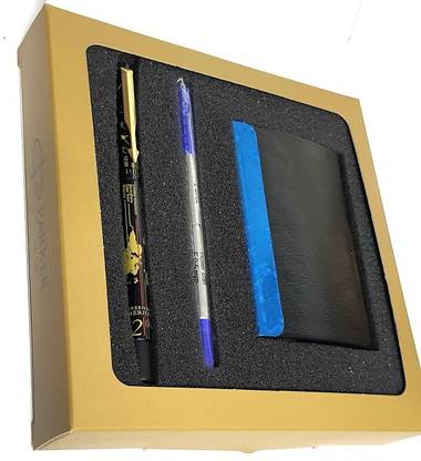 PARKER VECTOR TIME CHECK GT ROLLER BALL PEN GIT SET (BLACK) Pen Gift Set