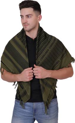 AXOLOTL Embroidered Pure Cotton Men Scarf