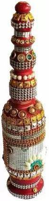Krishna Creation G Sindur Dani Sindoora/kumkum pill Box Decorative Showpiece  -  17 cm
