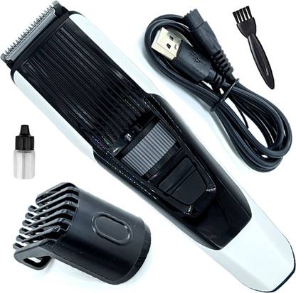 KEM EY Waterproof Beard Moustache Trimmer Hair Clipper Razor 0mm to 10mm 463 Fully Waterproof Trimmer 120 min  Runtime 1 Length Settings