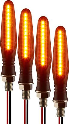 Autofledge Front, Rear, Side LED Indicator Light for Bajaj, Bullet, Datsun, Hero, Honda, KTM, Kawasaki, Royal Enfield, TVS, Universal For Bike, Yamaha 3 Series, 4 Series, 5 Series, 6 Series