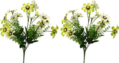 decormasters Artificial Flower Daisy Bunches Multicolor Daisy Artificial Flower