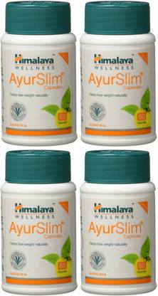 HIMALAYA Wellness AyurSlim Capsules |Weight Management| (Pack of 4, 4*60CAP)