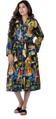 Ravaiyaa - Attitude Is Everything Multicolor 4XL Bath Robe
