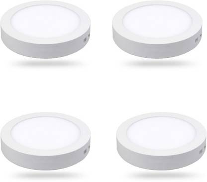 LEDOLUX 15W Round White(6500K) LED Surface Mounted Ceiling Light for Home,Office,Kitchen, Hallway, Living Room. Flush Light Fittings for Ceiling,[Energy Class A++]-No False Ceiling Required Ceiling Light Ceiling Lamp