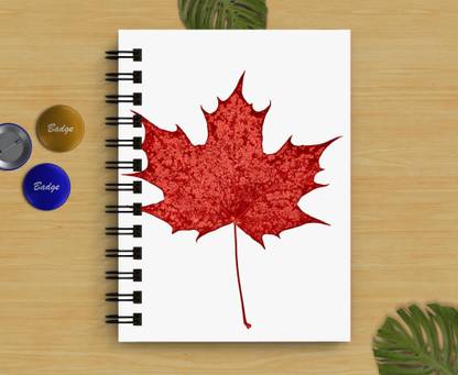 DI-KRAFT single leaf printed regular notebook A5 Diary Unruled 160 Pages