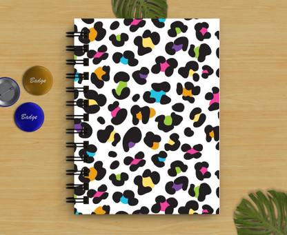 DI-KRAFT Multicolor designs Printed Regular Notebook A5 Diary Unruled 160 Pages