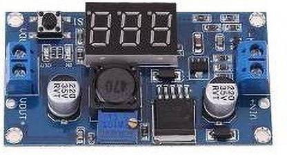 Ihc LM2577 3A DC-DC Step UP LED Voltmeter 3-34 to 4-35V Adjustable Boost Converter module BY Indian Hobby center Electronic Components Electronic Hobby Kit