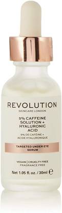 Make Up Revolution Skincare Targeted Under Eye Serum - 5% Caffeine Solution + Hyaluronic Acid, Multicolour, 30 ml