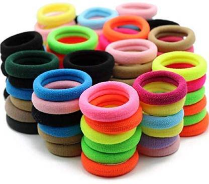 DRISHTI Hair Rubber Bands for Girls (Colour; Set of 2; Pack of 30; 60 Pieces) Rubber Band