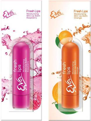 EVA LIP BALM RASPBERRY, ORANGE