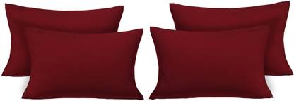 GKM Microfibre Solid Sleeping Pillow Pack of 4