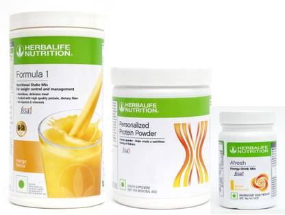 HERBALIFE F1 MANGO+ PP 200 G+AFRESH LEMON FOR Weight Loss Plant-Based Protein
