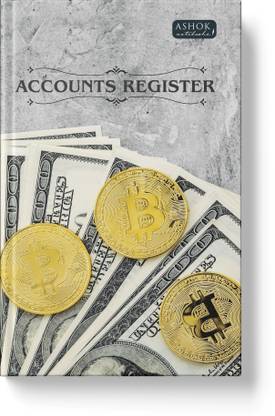 Ashok Notebooks Ashok Notebooks Long Size Accounts Register 1 Quire 96 Pages 8906087470748 1-Part Accounts Register 1 Quire