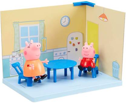 Planet Superheroes Peppa Pig Playset - Kitchen Scene Pack