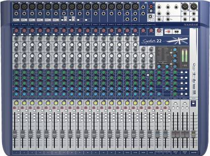साउंडक्राफ्ट Signature 22 Analogue Mixer (Blue) एनालॉग साउंड मिक्सर