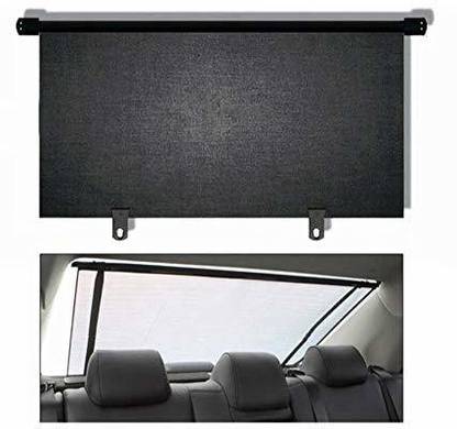 TOUCH OF MODERN Car Rear Window UNIVERSAL Roller Curtain Sunshade Black Car Curtain