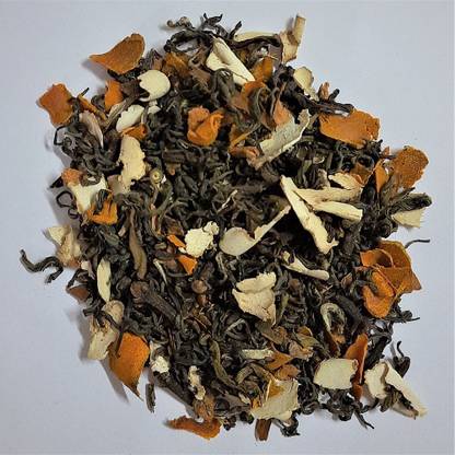Darjeeling Herbal Tea Masala Green Tea Turmeric, Black Pepper, Cinnamon, Cloves, Ginger Tea Pouch