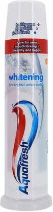 AQUAFRESH Whitening Toothpaste Pump, 100ml Toothpaste