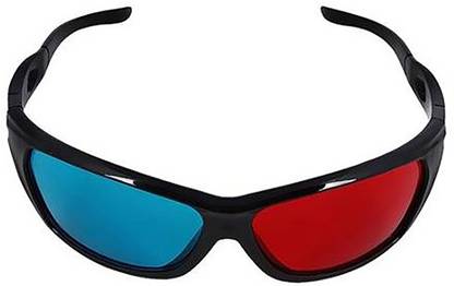 Geek Lab Anaglyph 3D Plastic Video Glasses