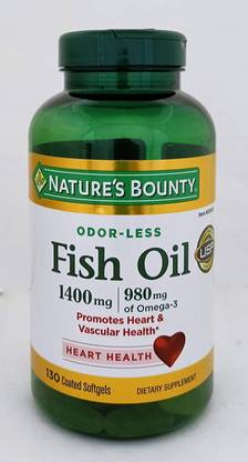 Nature's Bounty Fish Oil 1400 mg., 130 Softgels