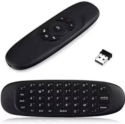 THE MOBILE POINT Smart Remote 4in1 AIR Mouse Smart Remote with Keyboard ALL SMART TV, COMPUTER, LAPTOP, SMARTPHONE Remote Controller