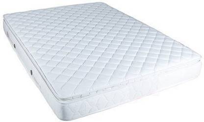 SHREESHYAMINDUSTEIES Springlife Bonnell Spring E.Top Mattress Thick Self-Inflating Sleeping Pad, Ultra Comfortable Flex Foam Side Sleep Friendly Size (72 inches x 60 inches x 6+1 inches) Double High Density (HD) Foam With Cotton Felt Mattress 7 inch Double Bonnell Spring Mattress