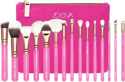ZOEVA Makeup Brush Set 15Pcs Premium Synthetic Professional Makeup Brushes Foundation Powder
