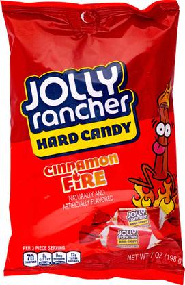 HERSHEY'S JOLLY RANCHER HARD CANDY CINNAMON FIRE ,198G Cinnamon Candy