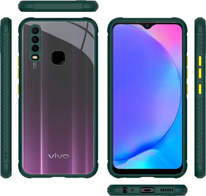 MT Guard Back Cover for VIVO Y15 Full Camera Protection Transparent Smoke Case Smooth Finish Smoke Back Cover