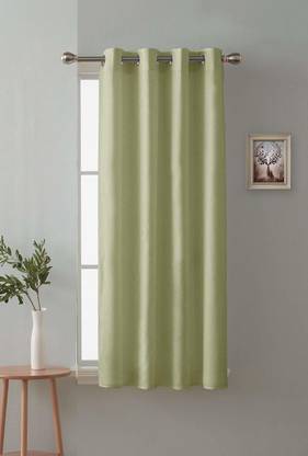 HOMESHELL 213 cm (7 ft) Polyester Blackout Door Curtain Single Curtain