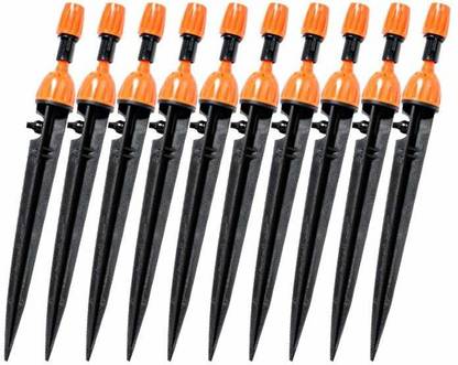 DIY Crafts 2 in 1 DUAL Function Irrigation Drippers 360 Degree Adjustable Drippers Stake Emitter System Garden Drip Irrigation System Flower Vegetable Gardens Herb Drip Irrigation Kit
