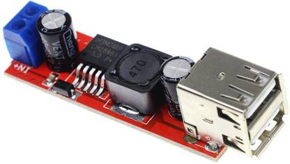 Super Debug Dual USB Output 9V / 12V / 24V / 36V Car Charger Switch 5V DC-DC Power Supply Module 3A Buck Regulator Electronic Components Electronic Hobby Kit
