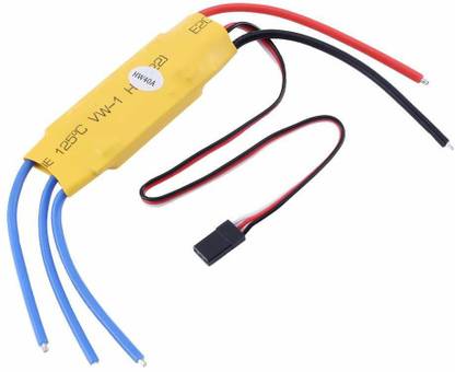 Super Debug Brushless ESC Electric Motor Speed Controller,High Rate Pwm 40A Low Resistance Throttle Range Self Adjustment Electric Speed Controller Electronic Components Electronic Hobby Kit