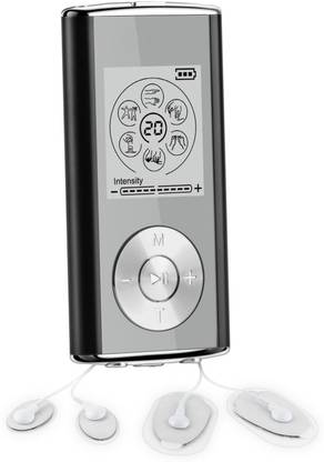 Sunmas Electrical Nerve Stimulation Pulse Massager Digital Massage Machine for Body (Silver) Massager