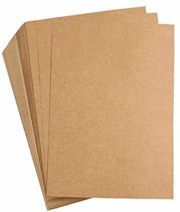 Varda Imported Unruled A4 350 gsm Craft paper