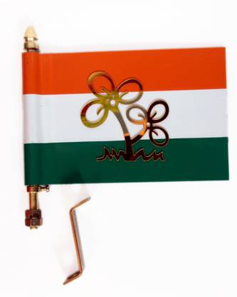 H.M All India Trinamool Congress Party Rectangle Car Window Flag