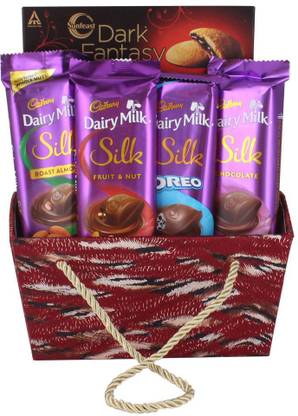 Cadbury Premium Chocolate Gift Hamper For Your Wife , Husband , Girlfriend , Boyfriend , Him , Her | Gift For Diwali, Birthday Combo