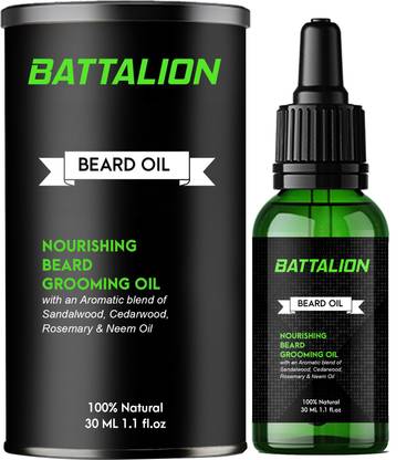 Battalion Beard Growth Oil for strong and healthy beard growth Hair Oil